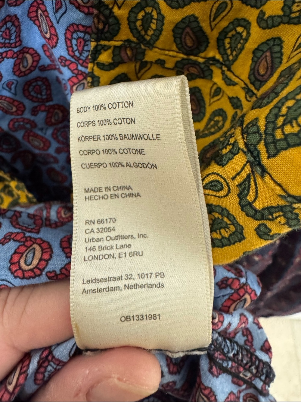 Urban Outfitters Penny PJ Mix Print Shirt - Picture 7 of 11